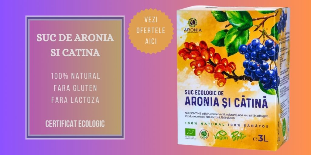 suc de aronia si catina